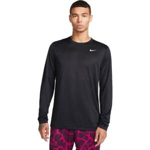 Nike DF TEE RLGD LS RESET Pánské tréninkové tričko, černá, velikost XL