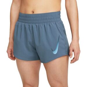 Nike SWOOSH SHORT VENEER VERS Dámské šortky, modrá, velikost S