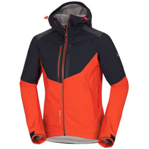 Northfinder BROSDY Pánská outdoorová bunda, oranžová, velikost M