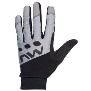 Northwave SPIDER FULL Pánské rukavice na kolo, šedá, velikost M
