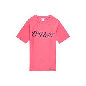 O'Neill PG LOGO S/SLV SKINS Dívčí tričko, Lososová, velikost 16