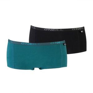 O'Neill SHORTY 2-PACK Dámské spodní kalhotky, Černá,Zelená, velikost L