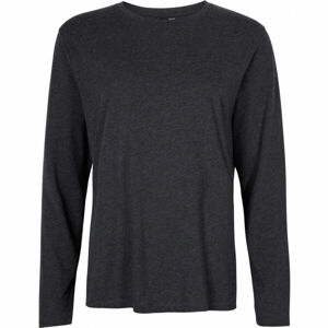 O'Neill ESSENTIAL CREW LS T-SHIRT Černá XL - Dámské triko s dlouhým rukávem