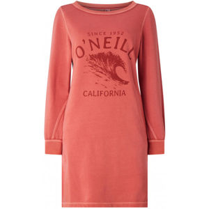 O'Neill LW SWEAT DRESS světle růžová S - Dámské šaty