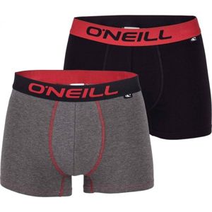 O'Neill BOXER PLAIN 2PACK šedá XL - Pánské boxerky