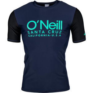 O'Neill PM CALI S/SLV SKINS Pánské tričko do vody, tmavě modrá, velikost M