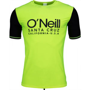 O'Neill PM CALI S/SLV SKINS zelená S - Pánské tričko do vody