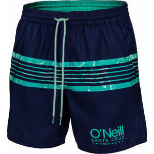 O'Neill PM CALI STRIPE SHORTS tmavě zelená XS - Pánské šortky do vody