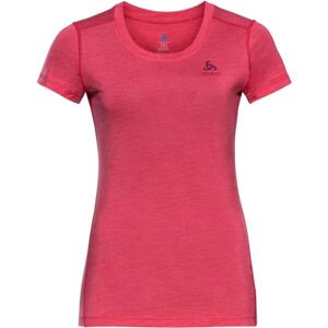 Odlo Dámské tričko s krátkým rukávem Dámské tričko s krátkým rukávem, růžová, velikost XS