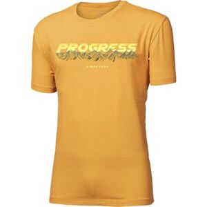 PROGRESS BARBAR SUNSET Pánské tričko, žlutá, velikost XXXL