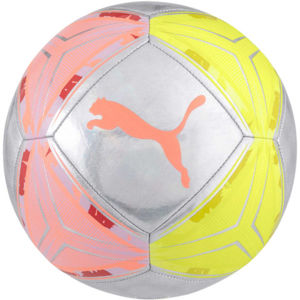 Puma SPIN OSG Fotbalový míč, Stříbrná,Lososová,Žlutá, velikost