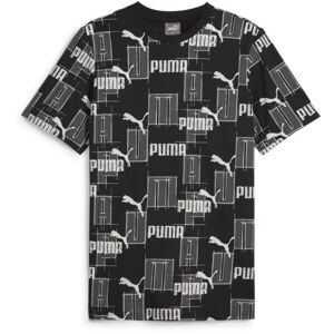 Puma ESSENTIALS + LOGO LAB AOP TEE Pánské triko, černá, velikost