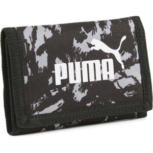 Puma PHASE AOP WALLET Peněženka, černá, velikost