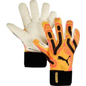 Puma ULTRA ULTIMATE HYBRID Pánské brankářské rukavice, oranžová, velikost