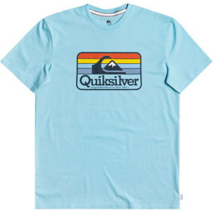 Quiksilver DREAMERS OF THE SHORE SS Pánské triko, světle modrá, velikost S