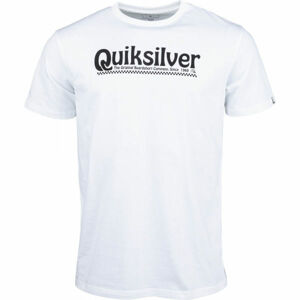 Quiksilver NEW SLANG SS Pánské tričko, Bílá,Černá, velikost L