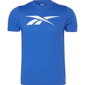 Reebok GS VECTOR TEE Pánské triko, modrá, veľkosť XXXL