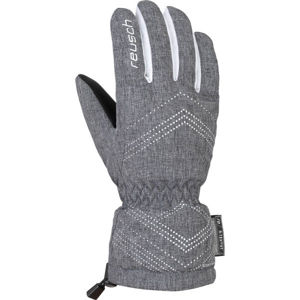 Reusch XAVIERAR-TEXXT Lyžařské rukavice, šedá, velikost 6.5