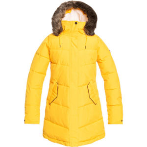 Roxy ELLIE JK Žlutá M - Dámská zimní bunda