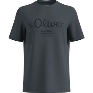 s.Oliver LOGO T-NOOS Pánské tričko, khaki, veľkosť XXXL