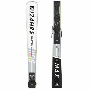 Salomon 24 HOURS MAX+M11 GW Unisexové sjezdové lyže, bílá, velikost 155