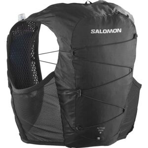 Salomon ACTIVE SKIN 8 WITH FLASKS Běžecká vesta, černá, veľkosť XL