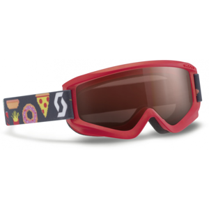 Scott JR AGENT AMPLIFIER červená NS - Dětské lyžařské brýle