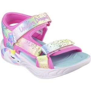 Skechers UNICORN DREAMS - MAJESTIC BLISS Dívčí sandály, růžová, velikost
