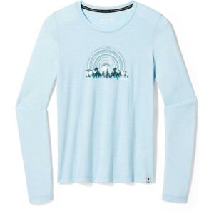 Smartwool NEVER SUMMER MOUNTAINS GRAPHIC W Dámské tričko, světle modrá, veľkosť L