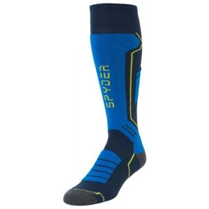 Spyder VELOCITY modrá M - Pánské lyžařské ponožky