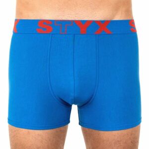 Styx MEN'S BOXERS SPORTS RUBBER Modrá M - Pánské boxerky