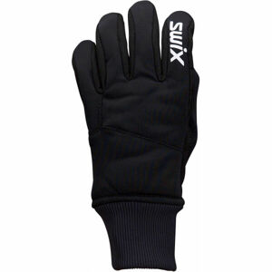 Swix POLLUX JRN Dětské rukavice na běžecké lyžovaní, černá, veľkosť 5