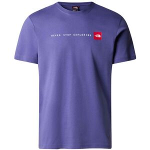 The North Face NEVER STOP EXPLORING Pánské triko, fialová, veľkosť L
