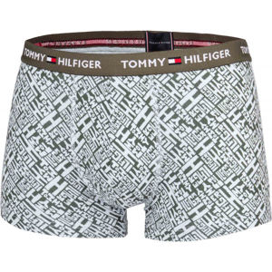 Tommy Hilfiger TRUNK PRINT Pánské boxerky, Červená,Bílá,Černá, velikost XL