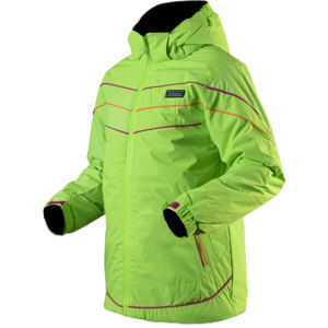 TRIMM Dívčí lyžařská bunda Dívčí lyžařská bunda, reflexní neon, velikost 116