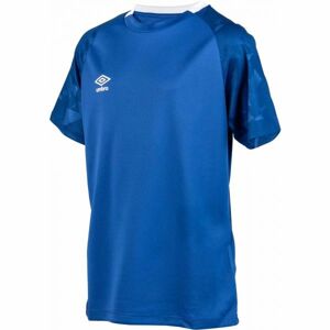 Umbro FRAGMENT JERSEY SS JNR Dětské sportovní triko, Modrá,Bílá, velikost L