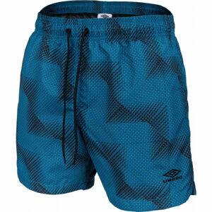 Umbro PRINTED SWIM SHORT Pánské plavecké šortky, modrá, velikost L