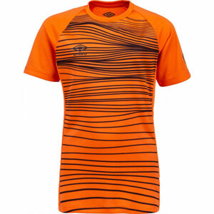Umbro PRO TAINING CONTOUR GRAPHIC JERSEA JNR Chlapecké sportovní triko, Oranžová,Černá, velikost M